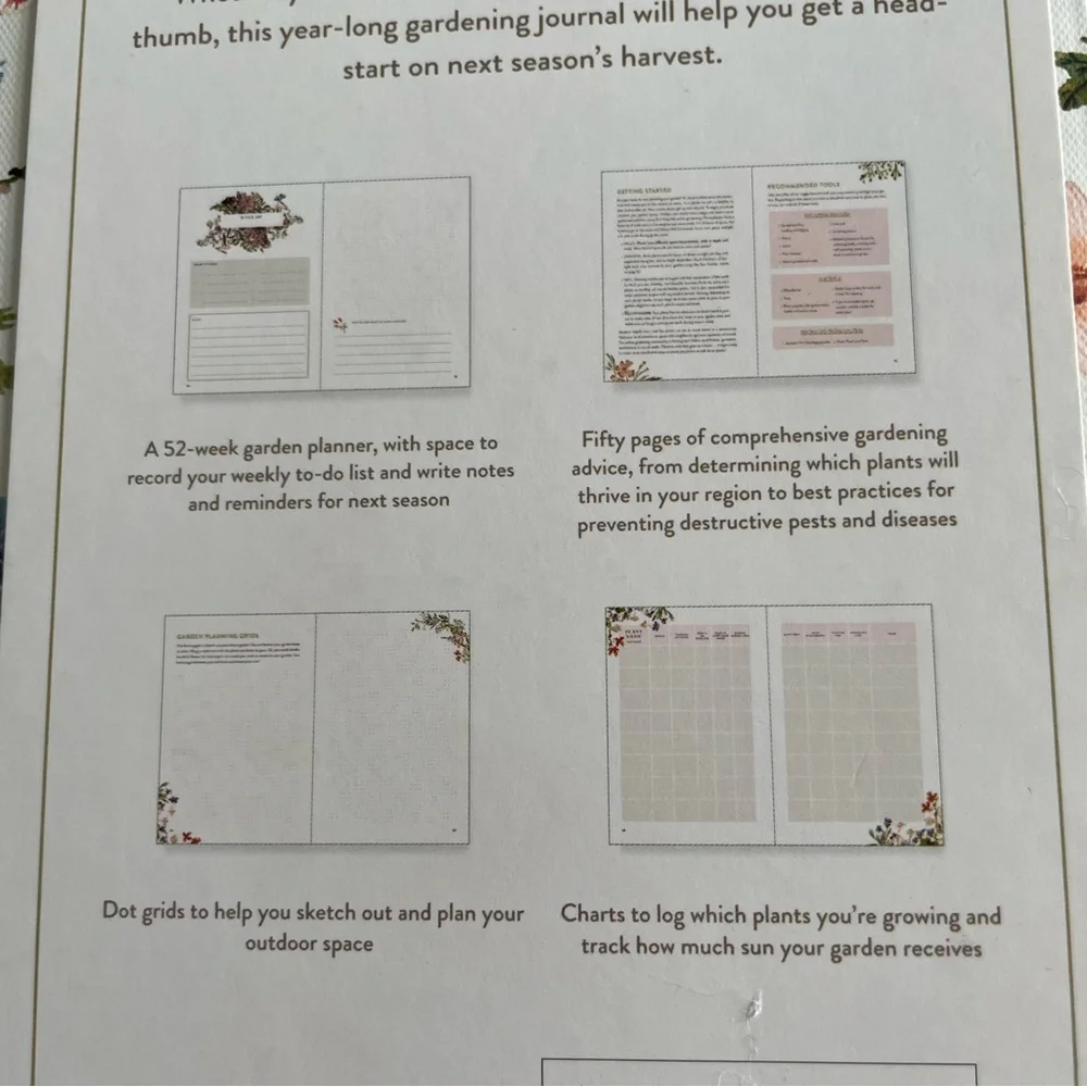 Gardening journal